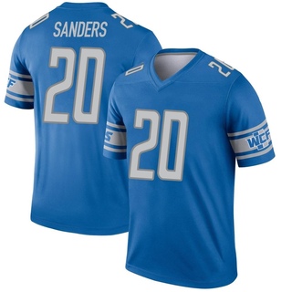 Legend Barry Sanders Youth Detroit Lions Jersey - Blue