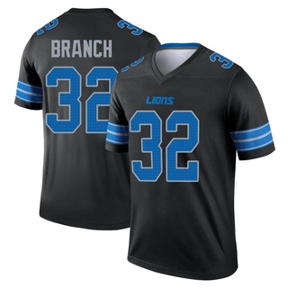 Legend Brian Branch Men's Detroit Lions Jersey - Black