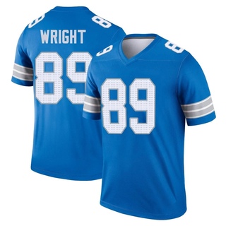 Legend Brock Wright Men's Detroit Lions 2nd Jersey - Blue