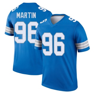 Legend Brodric Martin Men's Detroit Lions 2nd Jersey - Blue