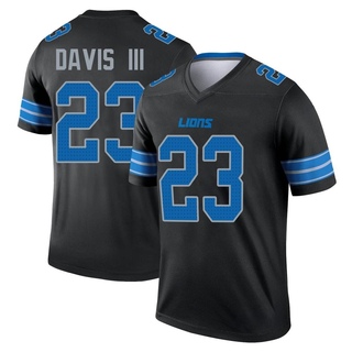 Legend Carlton Davis III Men's Detroit Lions Jersey - Black