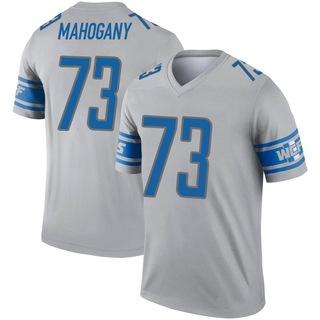 Legend Christian Mahogany Men's Detroit Lions Inverted Jersey - Gray