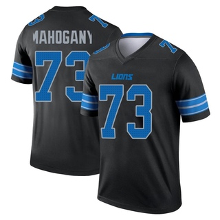 Legend Christian Mahogany Men's Detroit Lions Jersey - Black