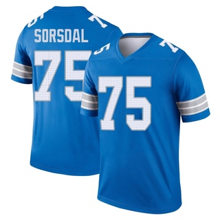 Legend Colby Sorsdal Men's Detroit Lions 2nd Jersey - Blue