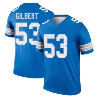 Legend DaRon Gilbert Men's Detroit Lions 2nd Jersey - Blue