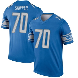 Legend Dan Skipper Men's Detroit Lions Jersey - Blue