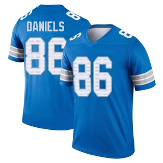 Legend Darrell Daniels Men's Detroit Lions 2nd Jersey - Blue