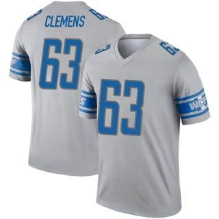 Legend Duke Clemens Men's Detroit Lions Inverted Jersey - Gray