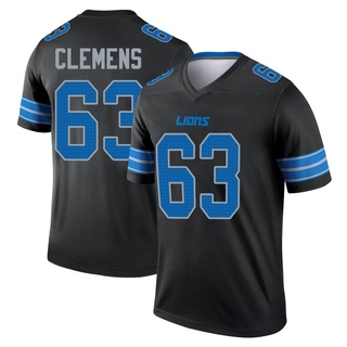 Legend Duke Clemens Men's Detroit Lions Jersey - Black