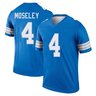 Legend Emmanuel Moseley Men's Detroit Lions 2nd Jersey - Blue