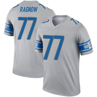 Legend Frank Ragnow Men's Detroit Lions Inverted Jersey - Gray