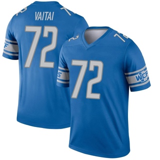 Legend Halapoulivaati Vaitai Men's Detroit Lions Jersey - Blue