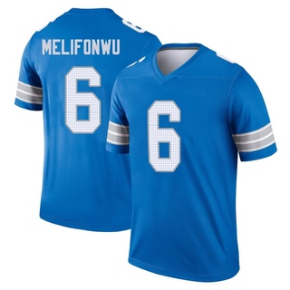 Legend Ifeatu Melifonwu Men's Detroit Lions 2nd Jersey - Blue