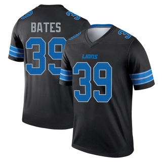 Legend Jake Bates Men's Detroit Lions Jersey - Black