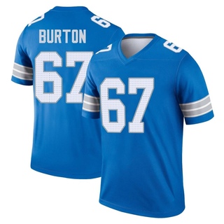 Legend Jake Burton Men's Detroit Lions 2nd Jersey - Blue