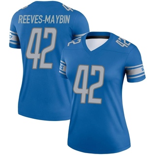 Legend Jalen Reeves-Maybin Women's Detroit Lions Jersey - Blue