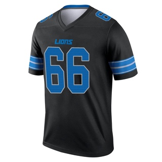 Legend Joe Dahl Men's Detroit Lions Jersey - Black