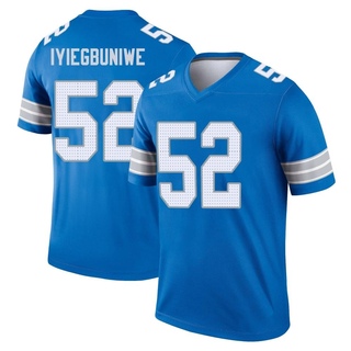 Legend Joel Iyiegbuniwe Men's Detroit Lions 2nd Jersey - Blue