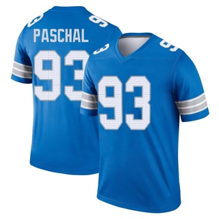 Legend Josh Paschal Men's Detroit Lions 2nd Jersey - Blue