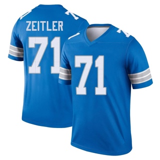 Legend Kevin Zeitler Men's Detroit Lions 2nd Jersey - Blue