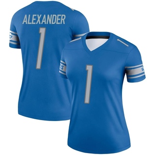 Legend Maurice Alexander Women's Detroit Lions Jersey - Blue