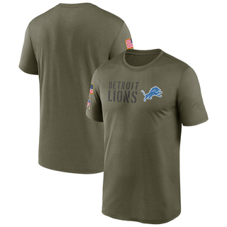 Legend Men's Detroit Lions 2022 Salute to Service Team T-Shirt - Olive