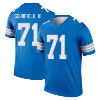 Legend Michael Schofield III Men's Detroit Lions 2nd Jersey - Blue