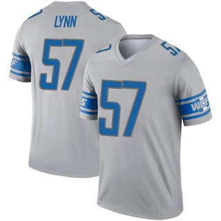 Legend Nate Lynn Men's Detroit Lions Inverted Jersey - Gray