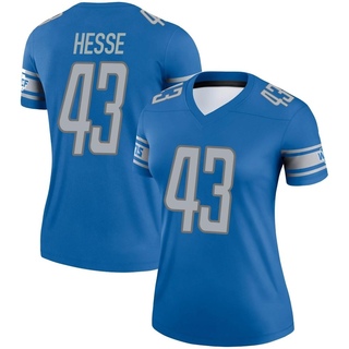 Legend Parker Hesse Women's Detroit Lions Jersey - Blue