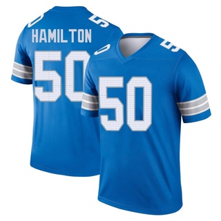 Legend Shaun Dion Hamilton Men's Detroit Lions 2nd Jersey - Blue