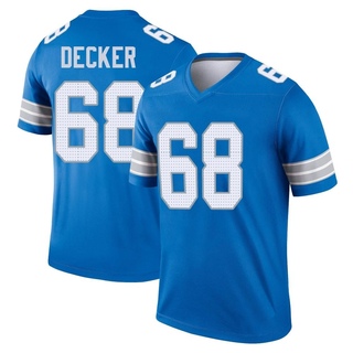 Legend Taylor Decker Men's Detroit Lions 2nd Jersey - Blue