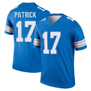 Legend Tim Patrick Men's Detroit Lions 2nd Jersey - Blue