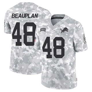 Limited Abraham Beauplan Men's Detroit Lions 2024 Salute to Service Jersey - Arctic Camo