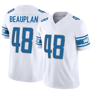 Limited Abraham Beauplan Men's Detroit Lions Vapor F.U.S.E. Jersey - White