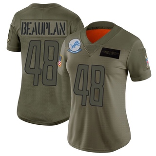 Limited Abraham Beauplan Women's Detroit Lions 2019 Salute to Service Jersey - Camo