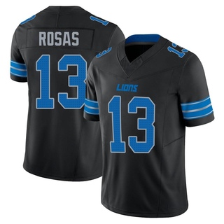 Limited Aldrick Rosas Men's Detroit Lions Alternate Vapor F.U.S.E. 2nd Jersey - Black