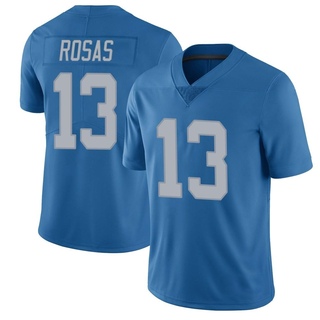 Limited Aldrick Rosas Men's Detroit Lions Throwback Vapor Untouchable Jersey - Blue