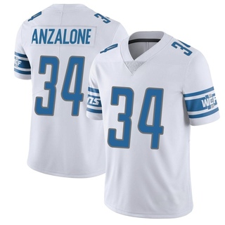 Limited Alex Anzalone Men's Detroit Lions Vapor Untouchable Jersey - White