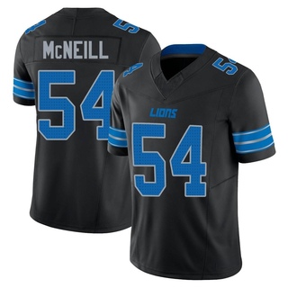 Limited Alim McNeill Men's Detroit Lions Alternate Vapor F.U.S.E. 2nd Jersey - Black