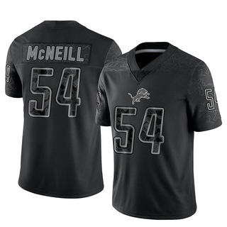 Limited Alim McNeill Men's Detroit Lions Reflective Jersey - Black