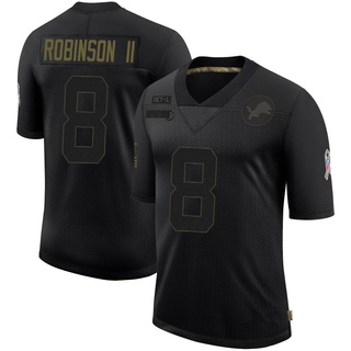 Limited Allen Robinson Men's Detroit Lions 2020 Salute To Service Jersey - Black