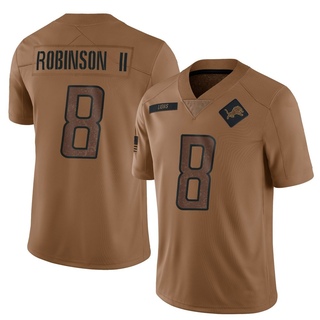 Limited Allen Robinson Men's Detroit Lions 2023 Salute To Service Jersey - Brown