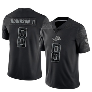 Limited Allen Robinson Men's Detroit Lions Reflective Jersey - Black