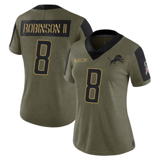 Limited Allen Robinson Women's Detroit Lions 2021 Salute To Service Jersey - Olive