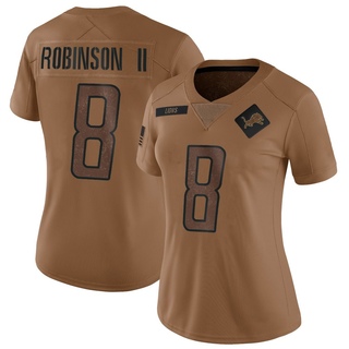 Limited Allen Robinson Women's Detroit Lions 2023 Salute To Service Jersey - Brown