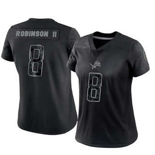 Limited Allen Robinson Women's Detroit Lions Reflective Jersey - Black