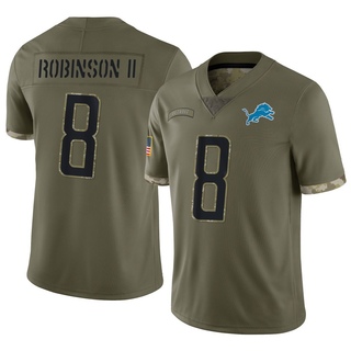 Limited Allen Robinson Youth Detroit Lions 2022 Salute To Service Jersey - Olive