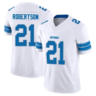 Limited Amik Robertson Men's Detroit Lions Vapor F.U.S.E. 2nd Jersey - White