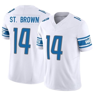 Limited Amon-Ra St. Brown Men's Detroit Lions Vapor F.U.S.E. Jersey - White