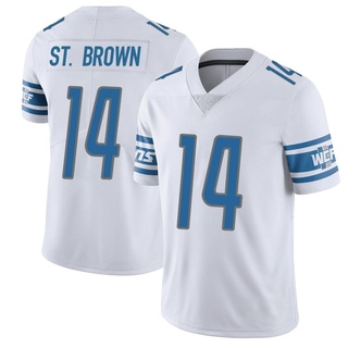 Limited Amon-Ra St. Brown Men's Detroit Lions Vapor Untouchable Jersey - White